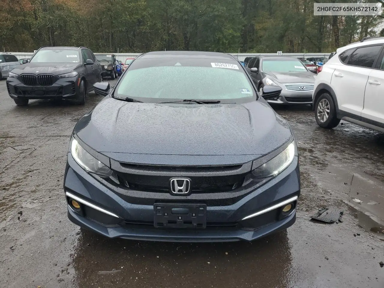 2HGFC2F65KH572142 2019 Honda Civic Lx