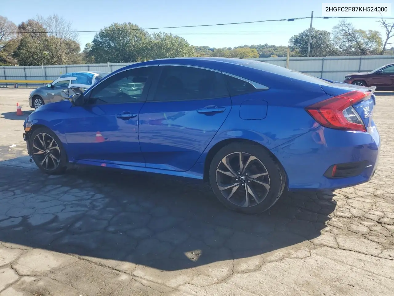 2HGFC2F87KH524000 2019 Honda Civic Sport