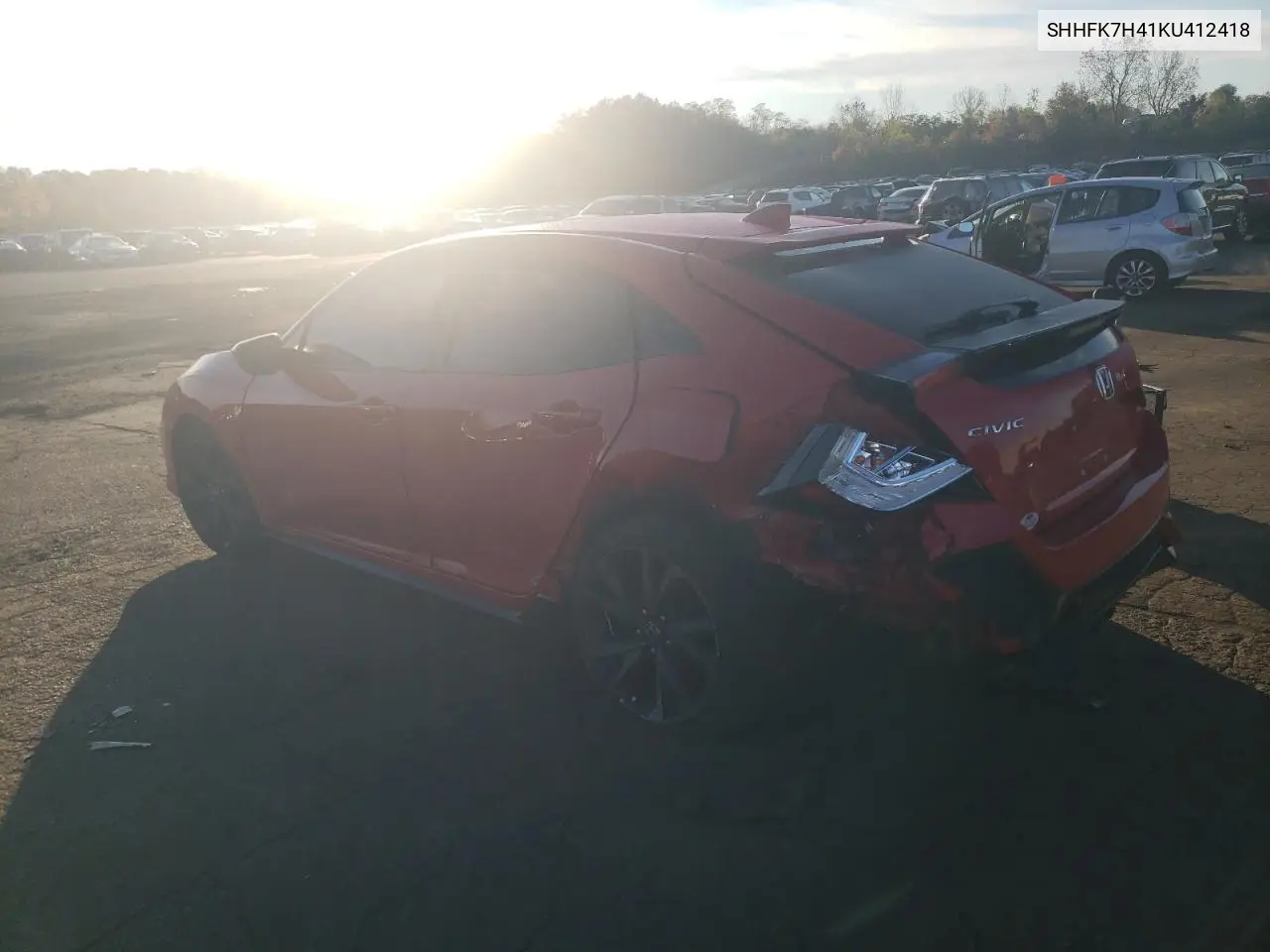 SHHFK7H41KU412418 2019 Honda Civic Sport