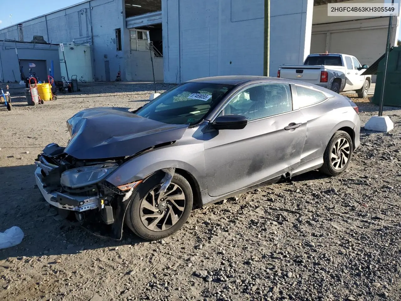 2HGFC4B63KH305549 2019 Honda Civic Lx