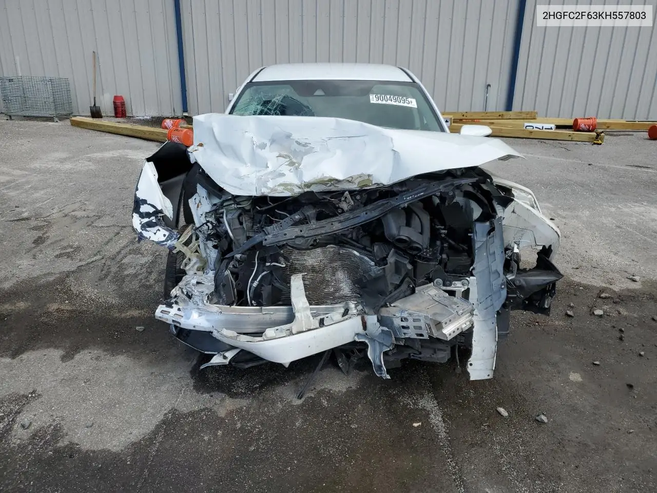 2HGFC2F63KH557803 2019 Honda Civic Lx
