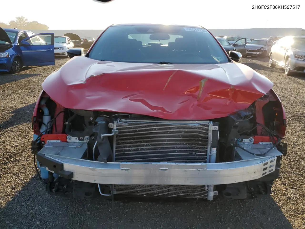 2HGFC2F86KH567517 2019 Honda Civic Sport