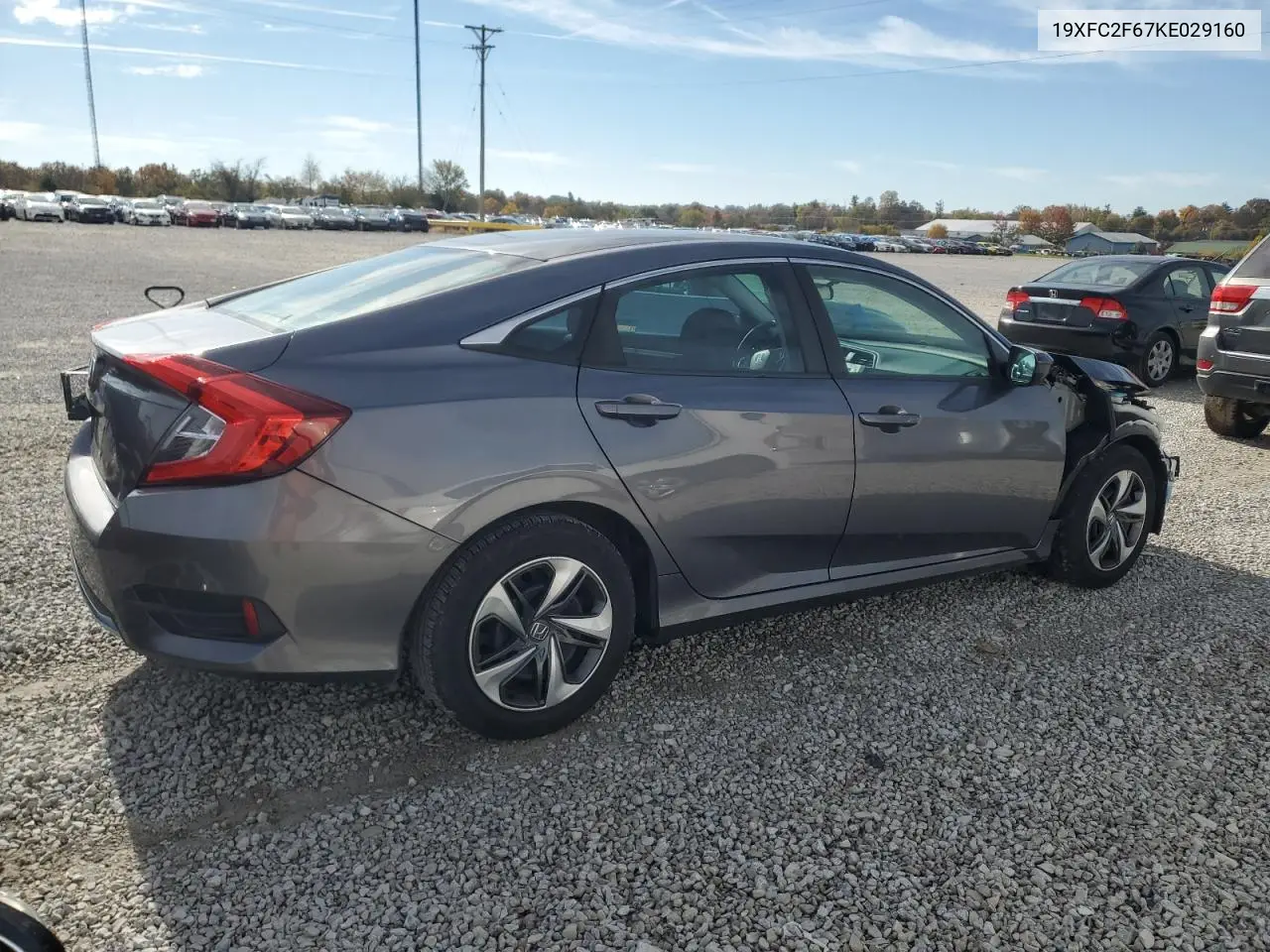 19XFC2F67KE029160 2019 Honda Civic Lx