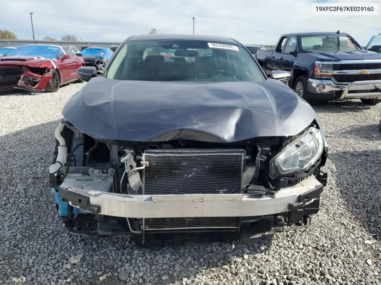 19XFC2F67KE029160 2019 Honda Civic Lx