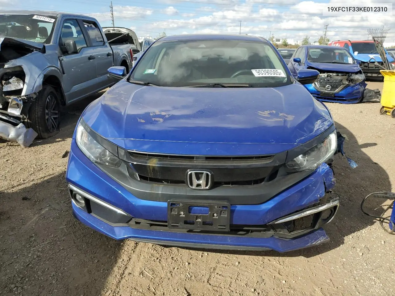 19XFC1F33KE012310 2019 Honda Civic Ex