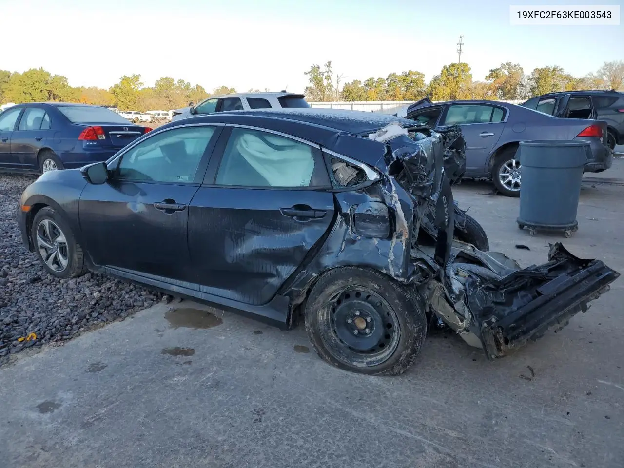 19XFC2F63KE003543 2019 Honda Civic Lx