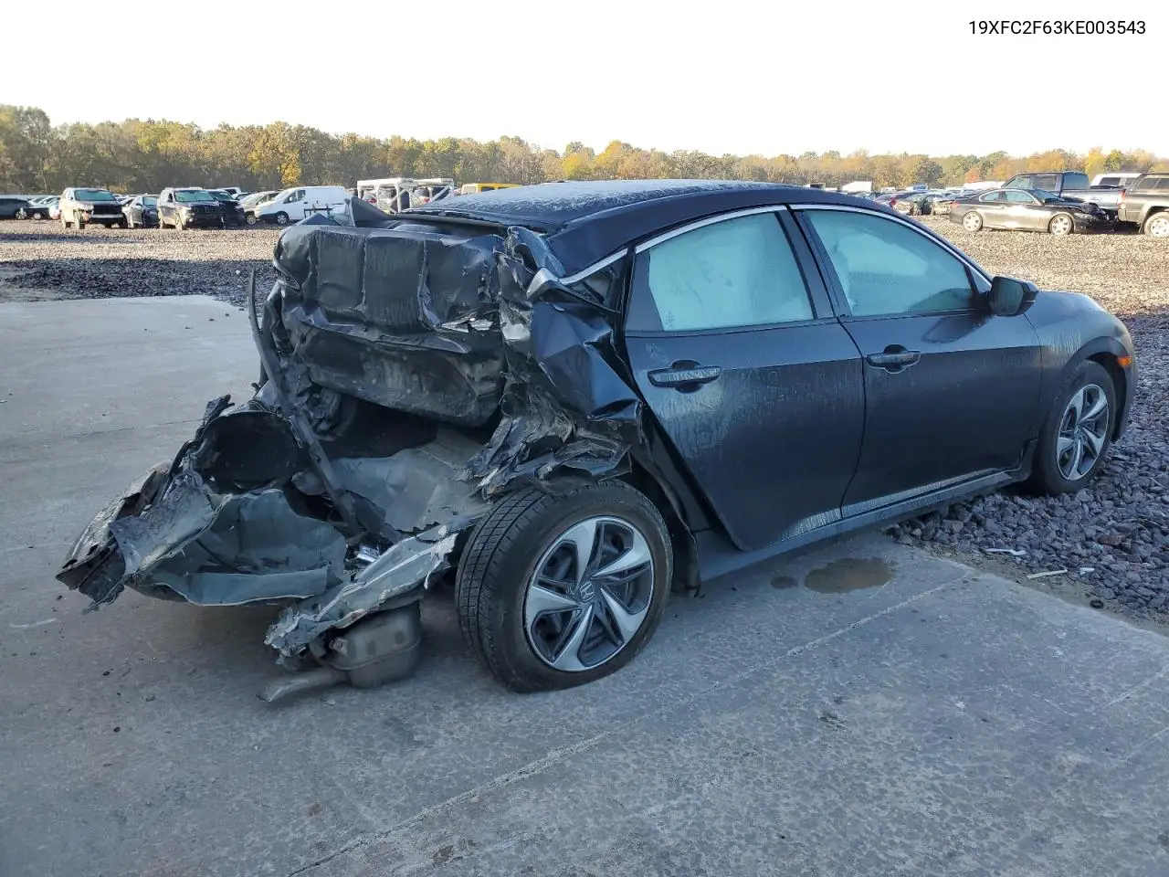 19XFC2F63KE003543 2019 Honda Civic Lx