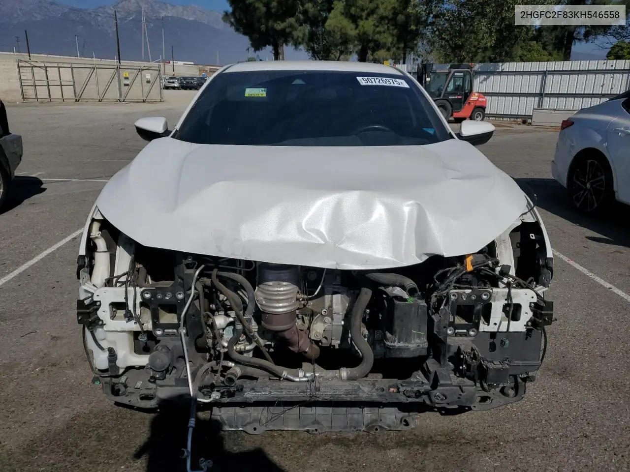 2HGFC2F83KH546558 2019 Honda Civic Sport