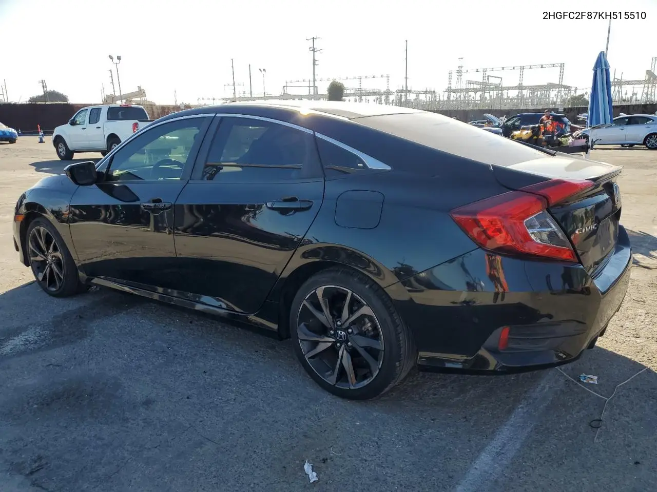 2HGFC2F87KH515510 2019 Honda Civic Sport