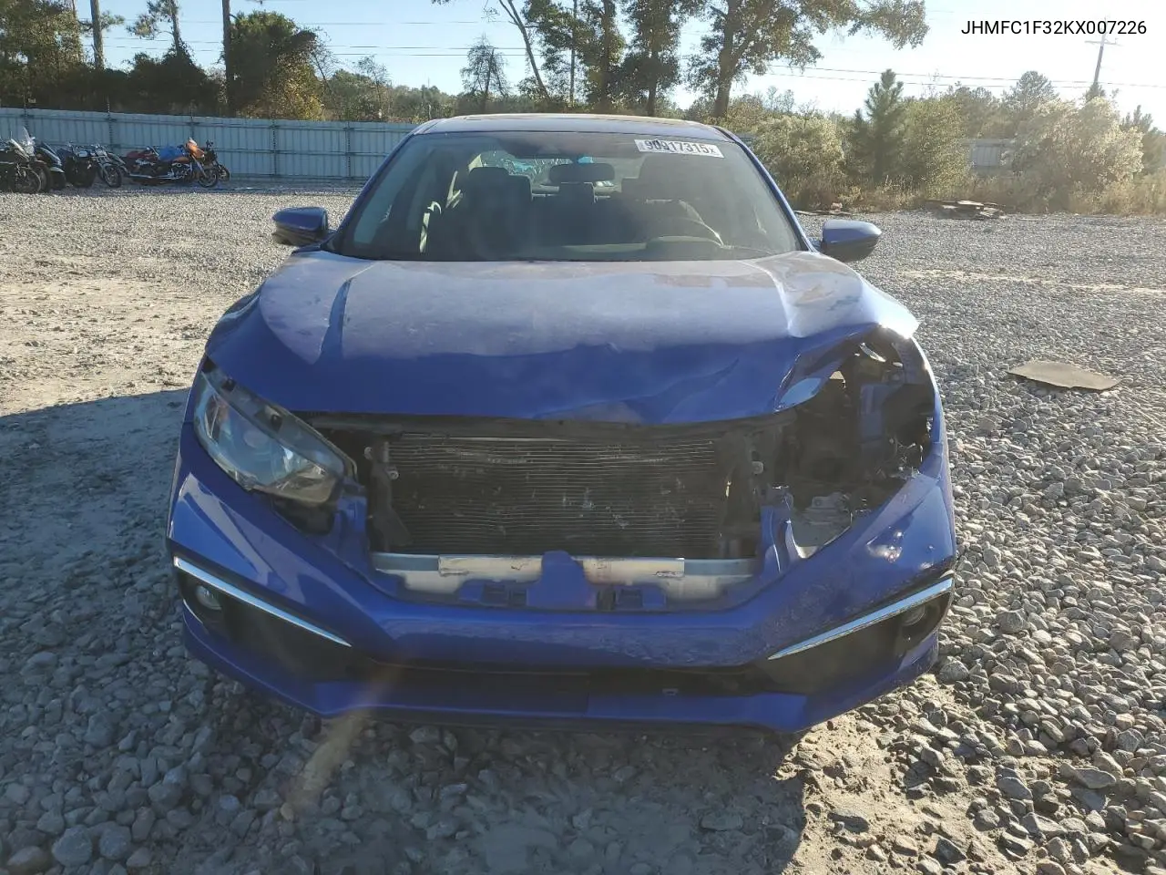 JHMFC1F32KX007226 2019 Honda Civic Ex