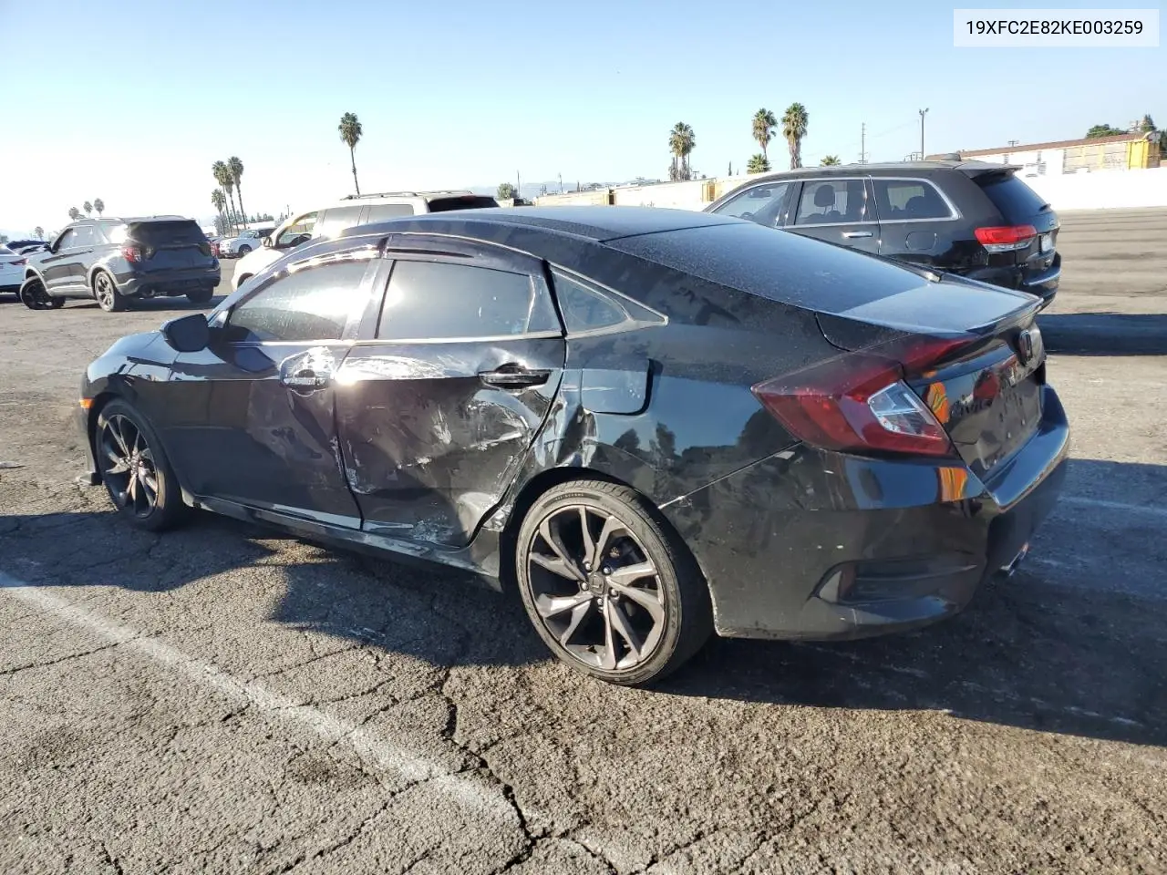 19XFC2E82KE003259 2019 Honda Civic Sport