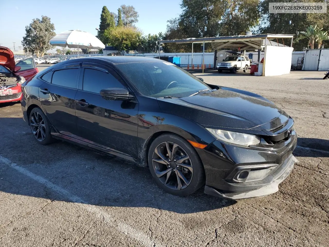 19XFC2E82KE003259 2019 Honda Civic Sport
