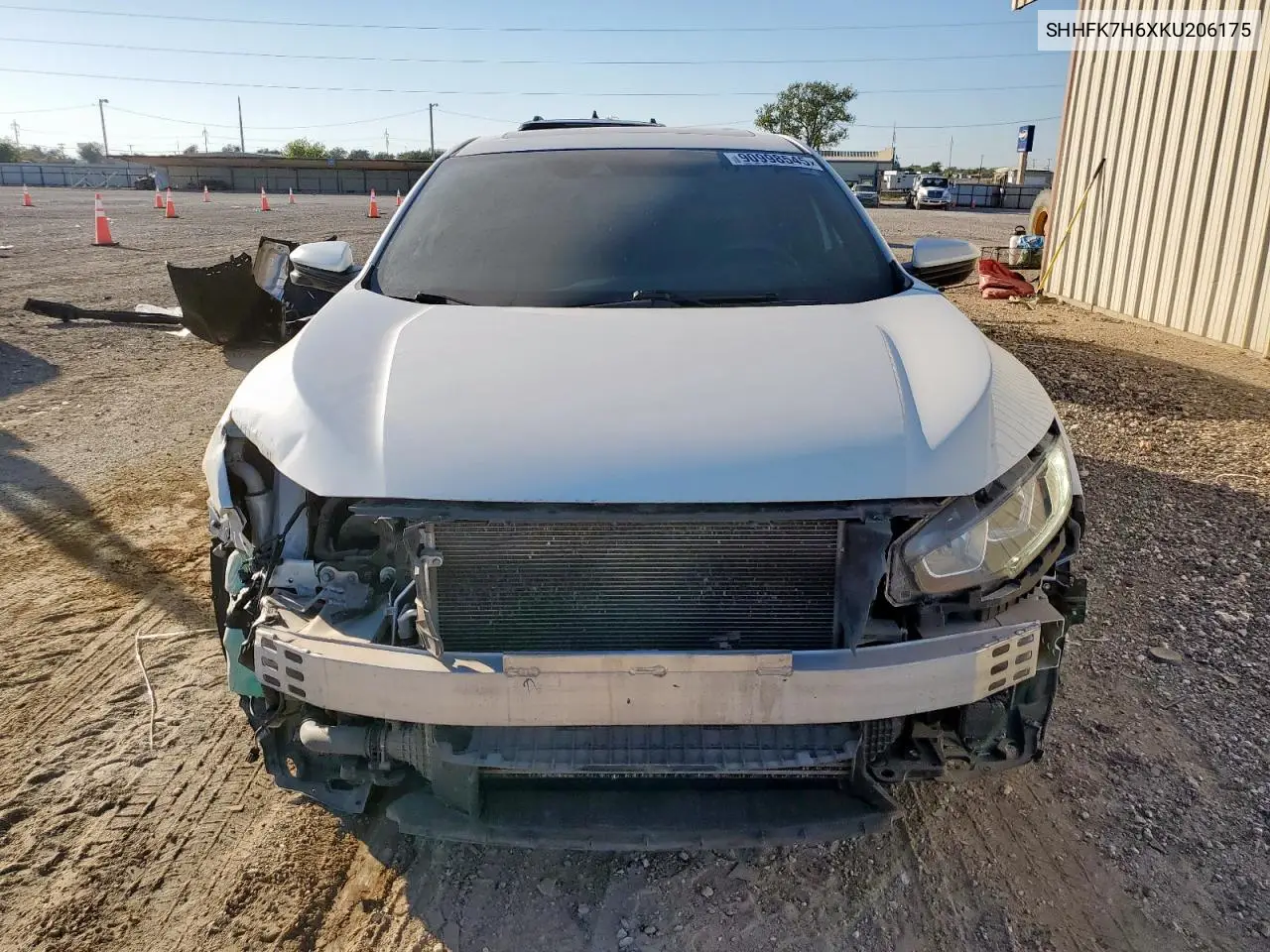 SHHFK7H6XKU206175 2019 Honda Civic Ex