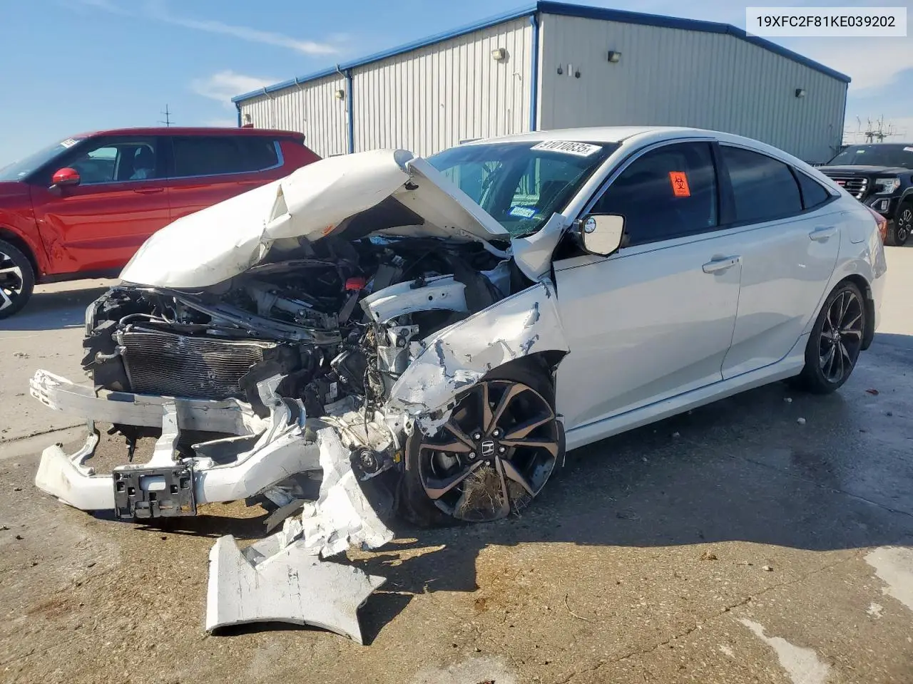 19XFC2F81KE039202 2019 Honda Civic Sport