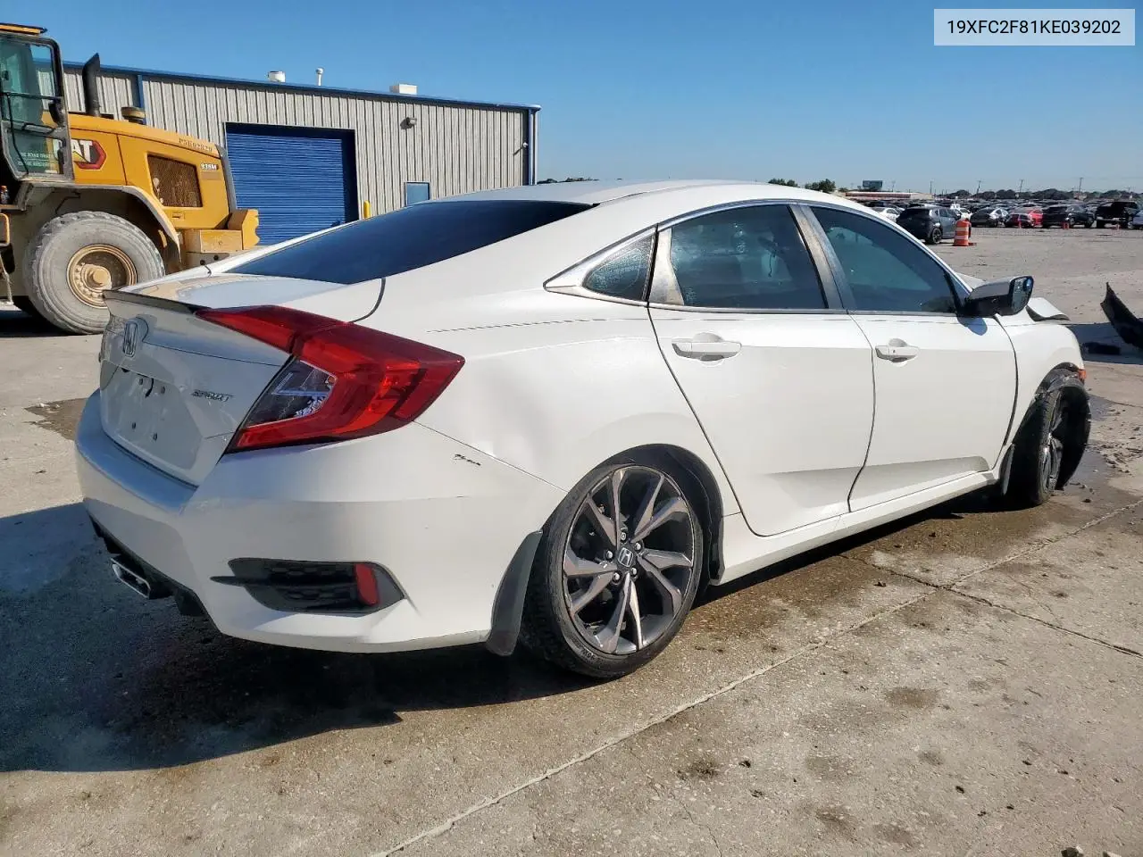 19XFC2F81KE039202 2019 Honda Civic Sport