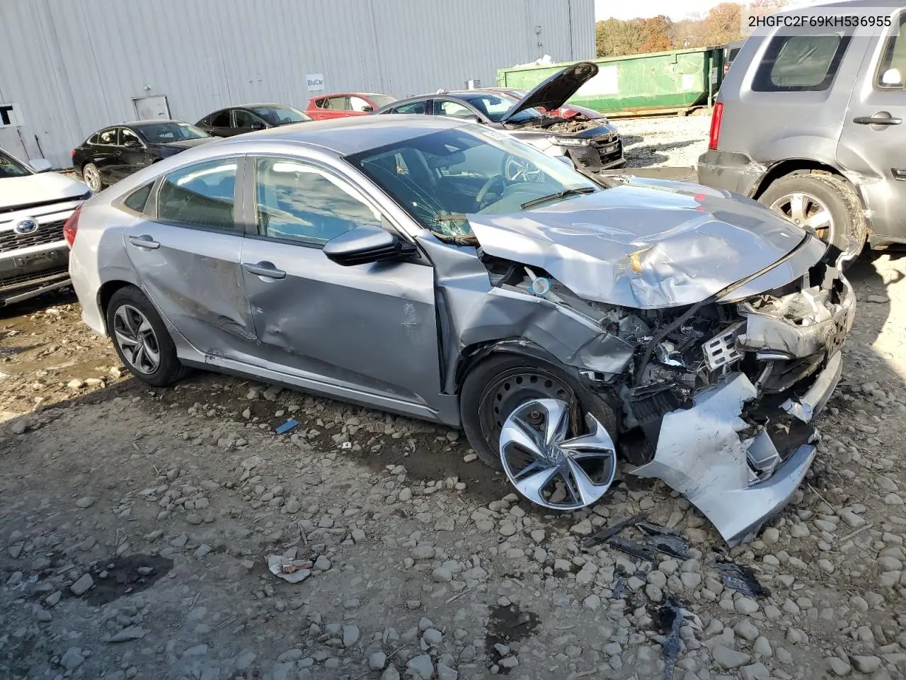 2HGFC2F69KH536955 2019 Honda Civic Lx