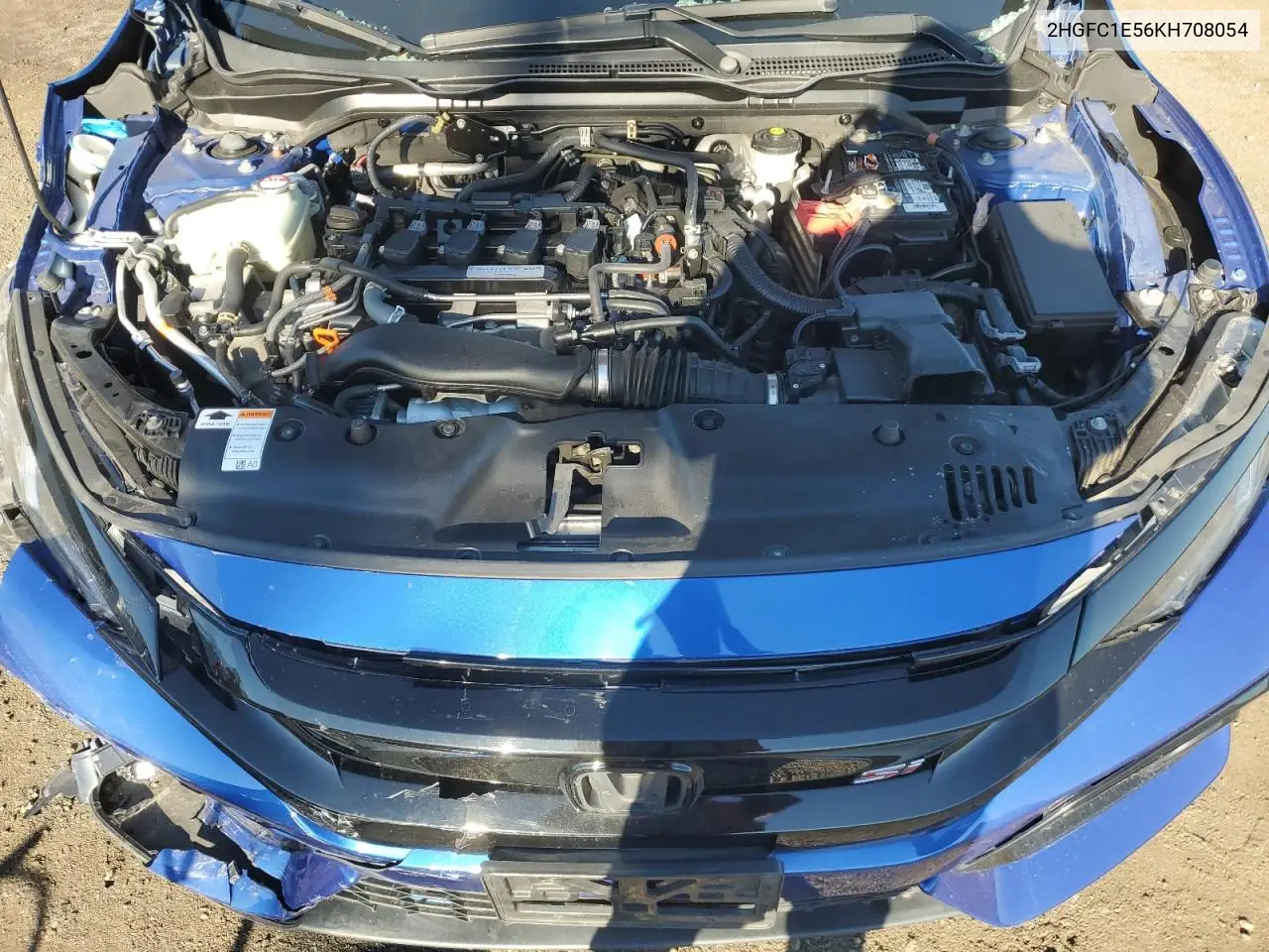 2HGFC1E56KH708054 2019 Honda Civic Si