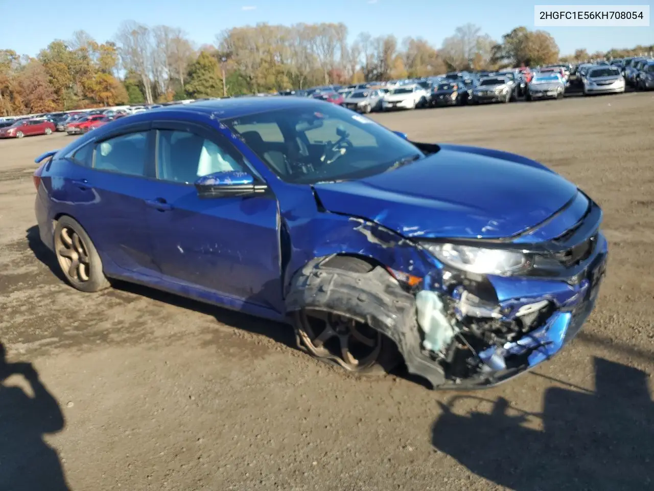 2HGFC1E56KH708054 2019 Honda Civic Si