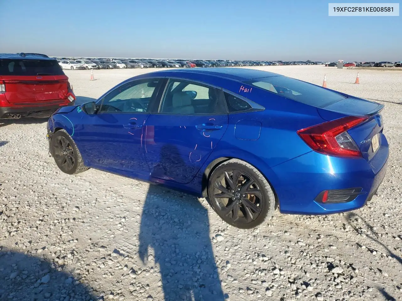 19XFC2F81KE008581 2019 Honda Civic Sport