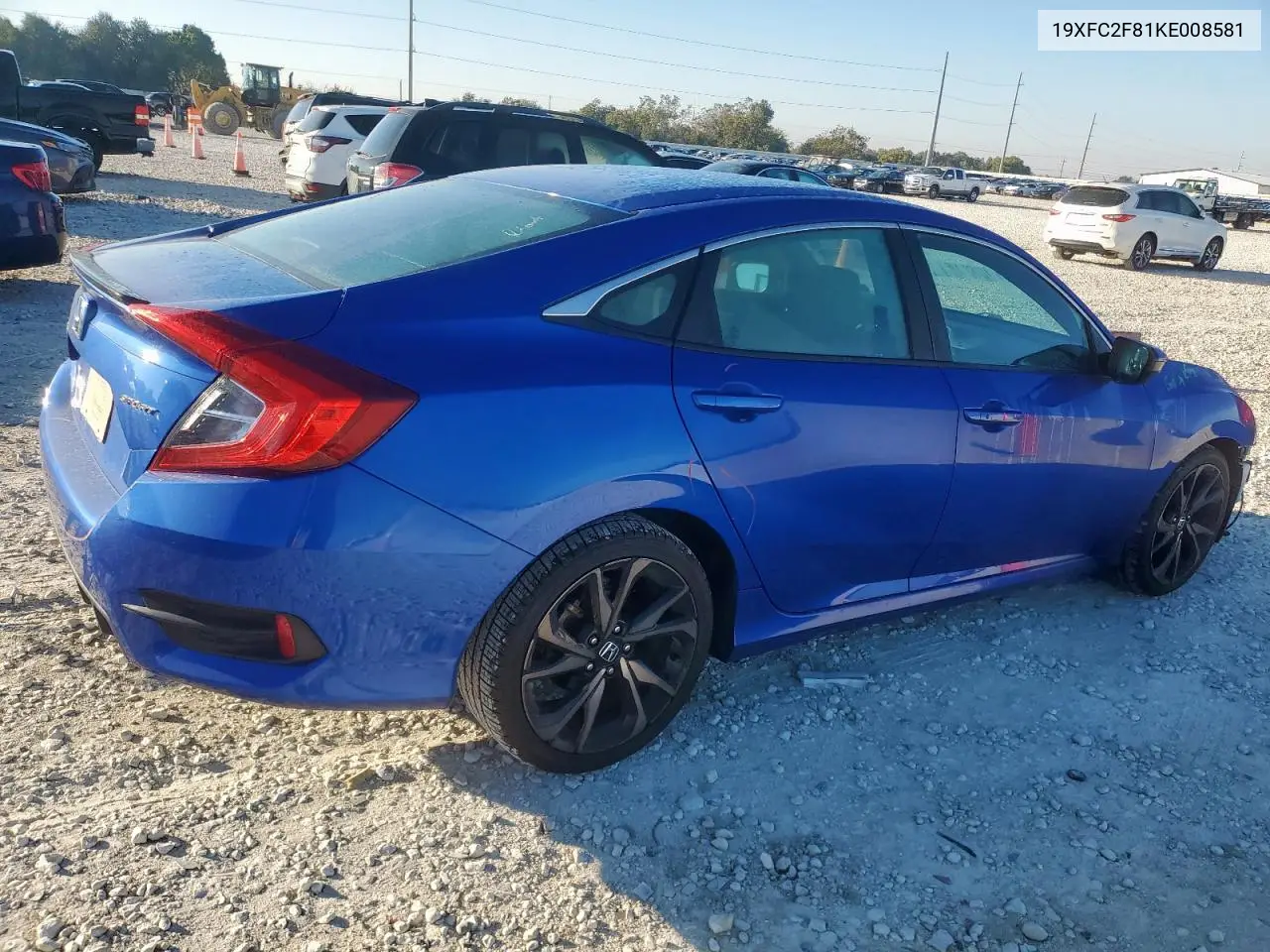 19XFC2F81KE008581 2019 Honda Civic Sport