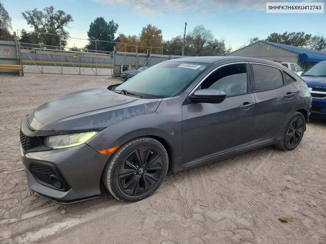 SHHFK7H6XKU412743 2019 Honda Civic Ex