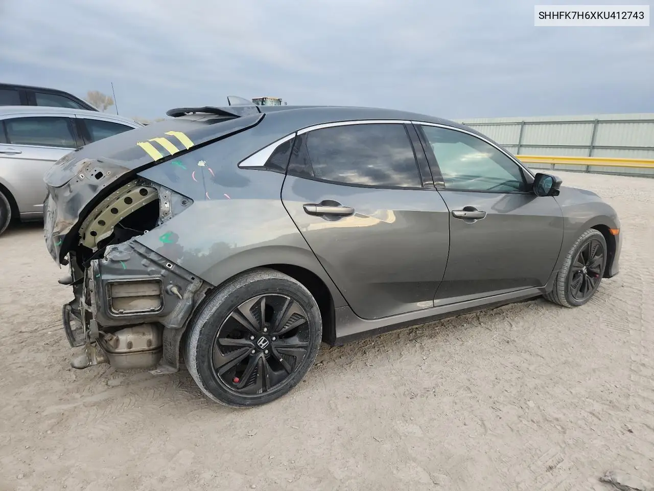 SHHFK7H6XKU412743 2019 Honda Civic Ex