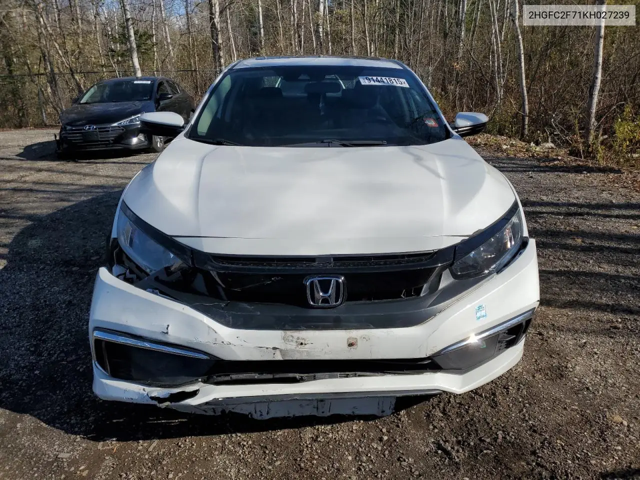 2HGFC2F71KH027239 2019 Honda Civic Ex