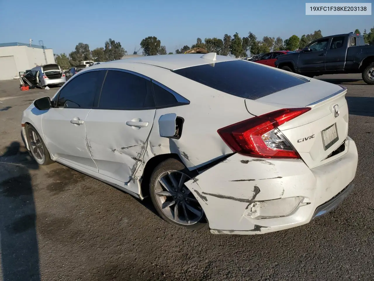 19XFC1F38KE203138 2019 Honda Civic Ex