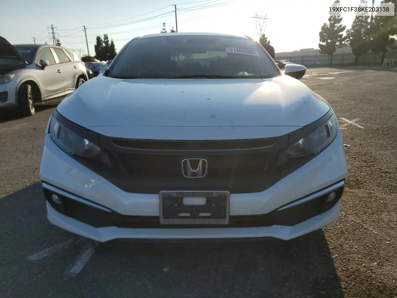 19XFC1F38KE203138 2019 Honda Civic Ex