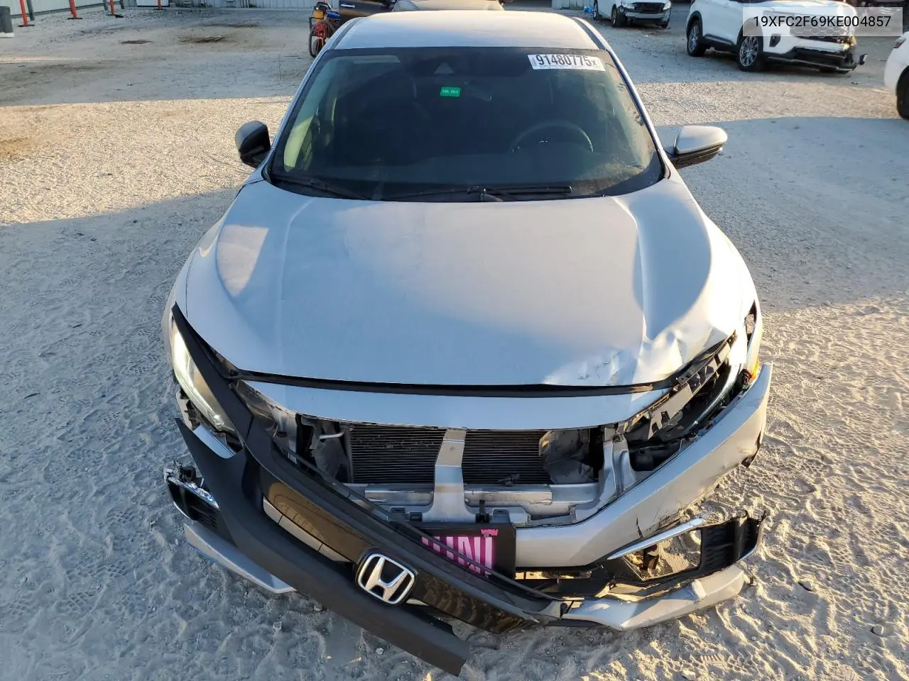 19XFC2F69KE004857 2019 Honda Civic Lx