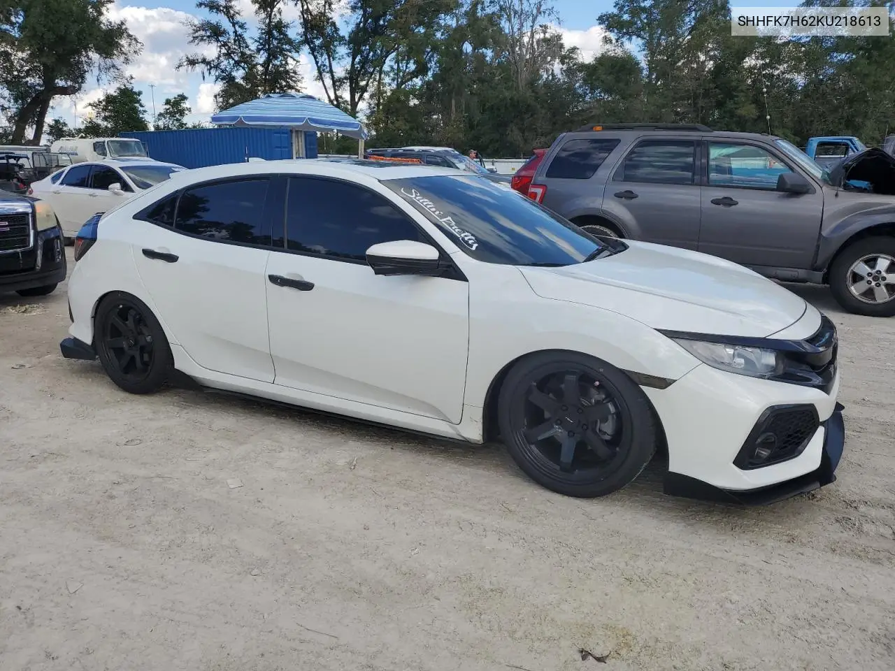 SHHFK7H62KU218613 2019 Honda Civic Ex
