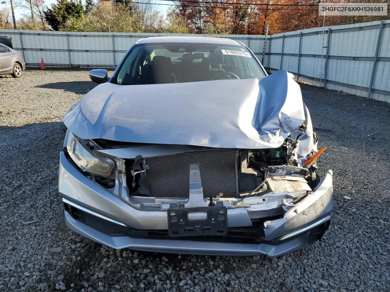 2HGFC2F6XKH536981 2019 Honda Civic Lx