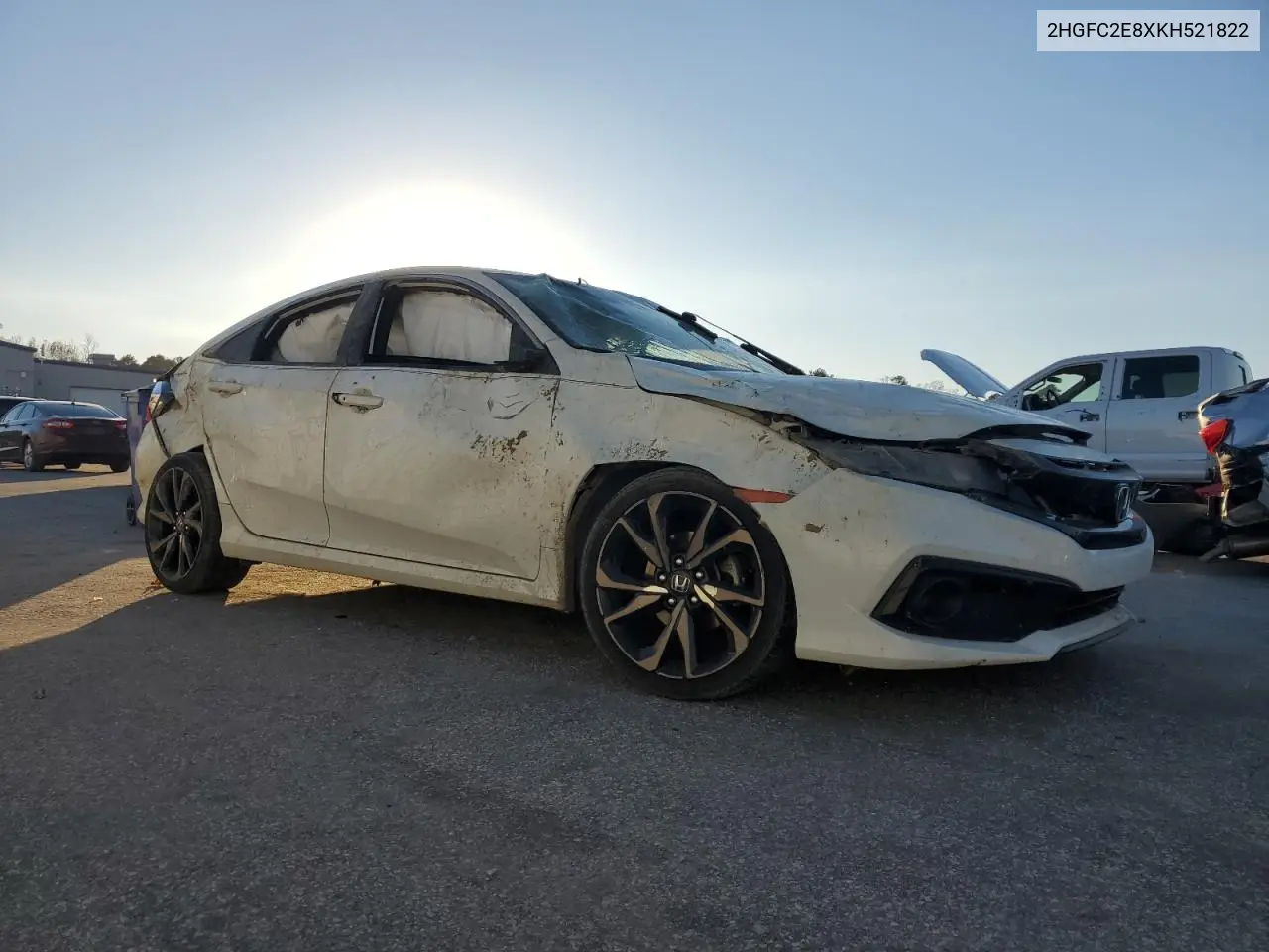 2HGFC2E8XKH521822 2019 Honda Civic Sport