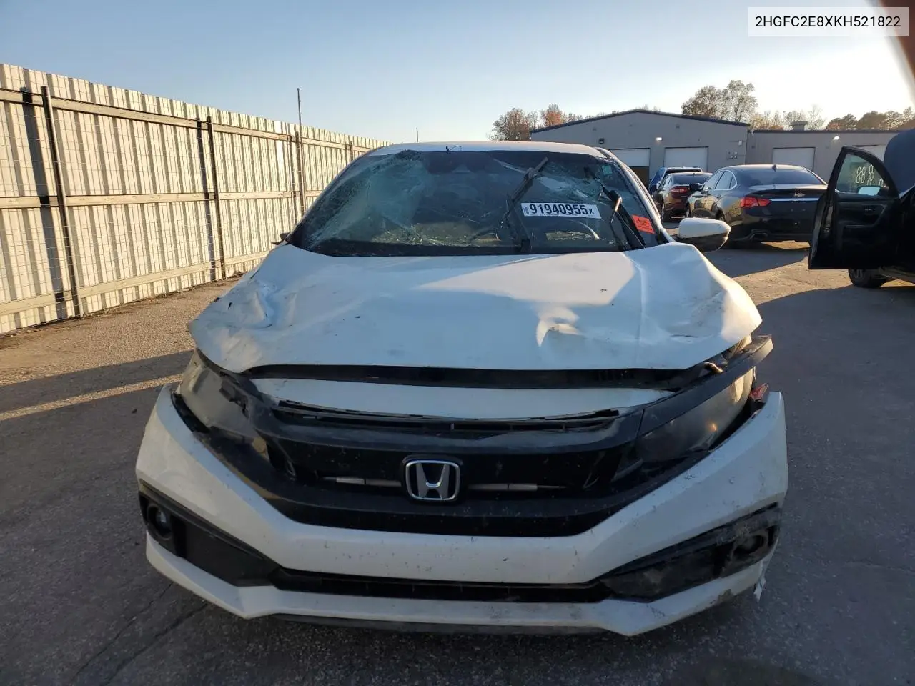 2HGFC2E8XKH521822 2019 Honda Civic Sport
