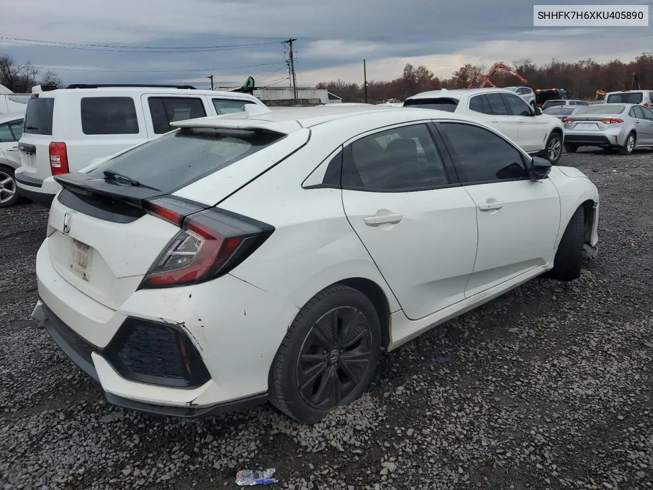 SHHFK7H6XKU405890 2019 Honda Civic Ex