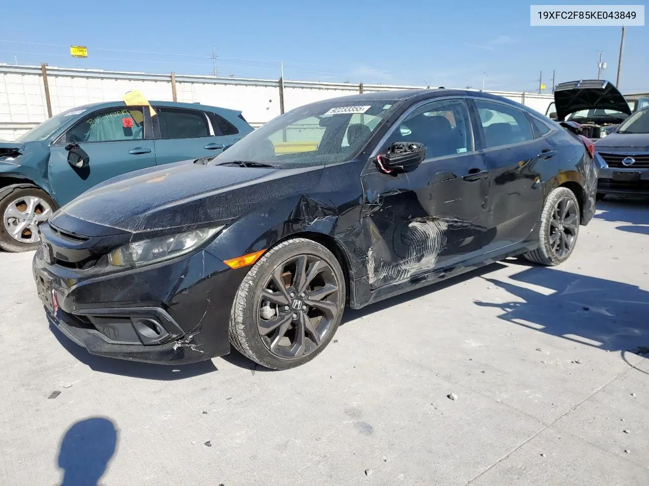 19XFC2F85KE043849 2019 Honda Civic Sport
