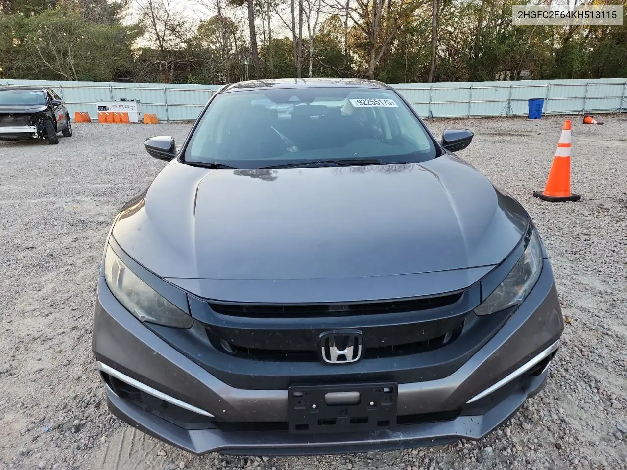 2HGFC2F64KH513115 2019 Honda Civic Lx