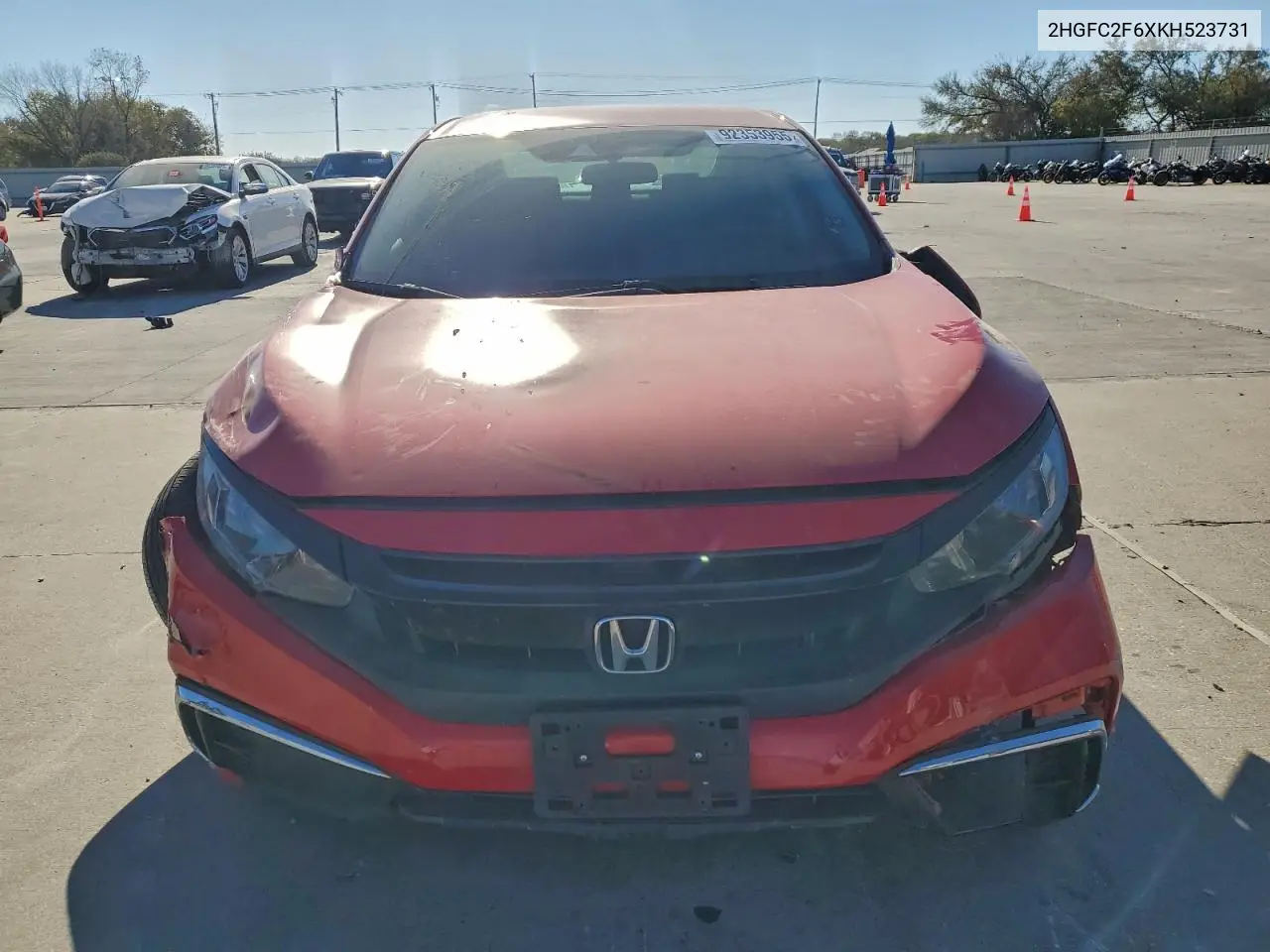 2HGFC2F6XKH523731 2019 Honda Civic Lx