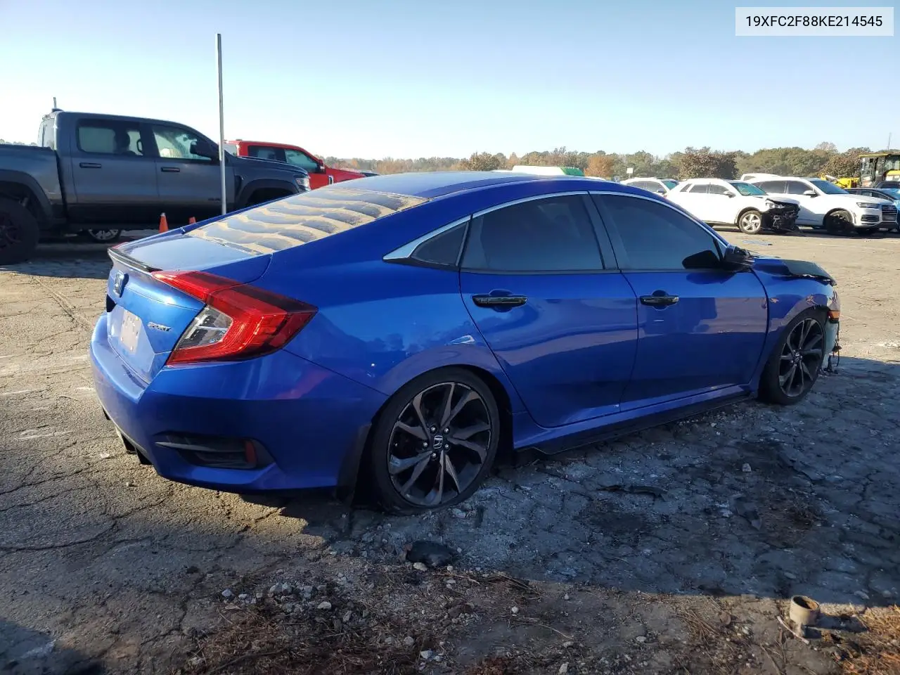 19XFC2F88KE214545 2019 Honda Civic Sport