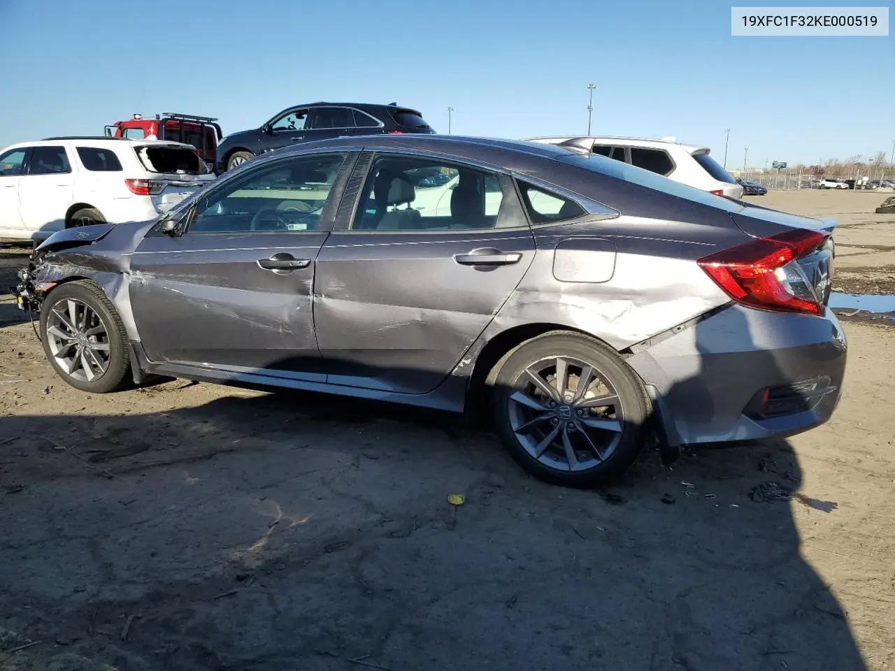19XFC1F32KE000519 2019 Honda Civic Ex