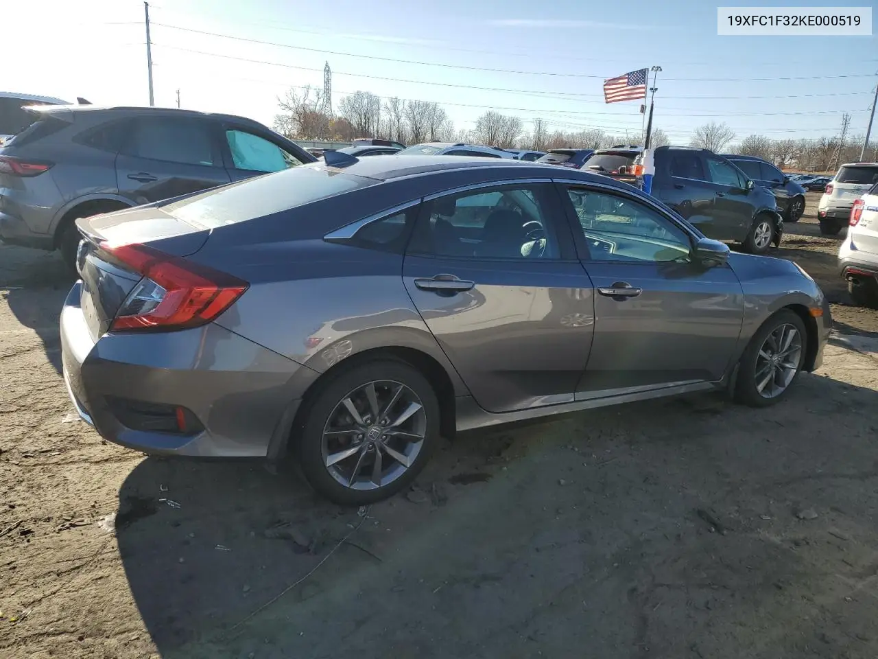19XFC1F32KE000519 2019 Honda Civic Ex