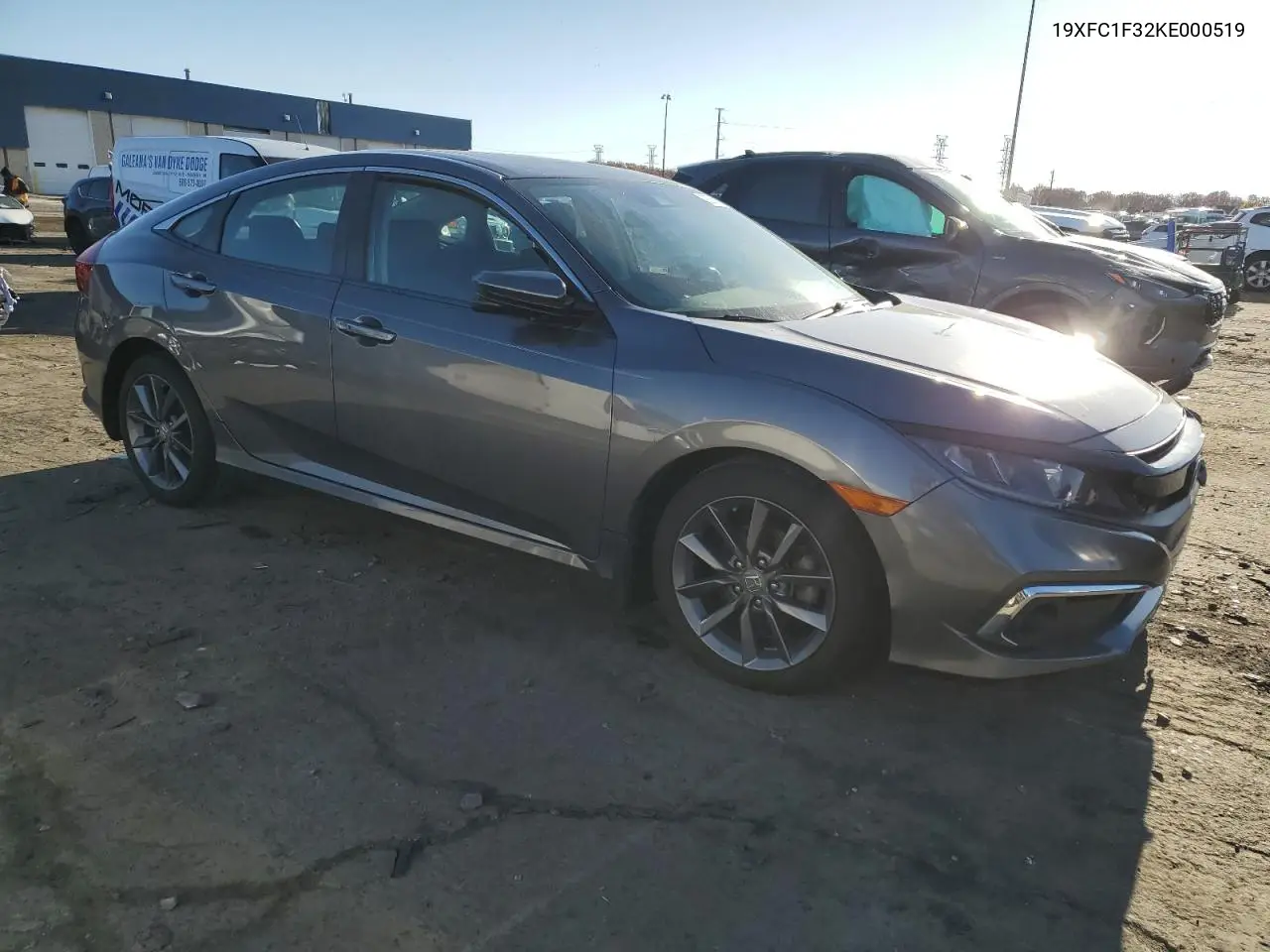 19XFC1F32KE000519 2019 Honda Civic Ex