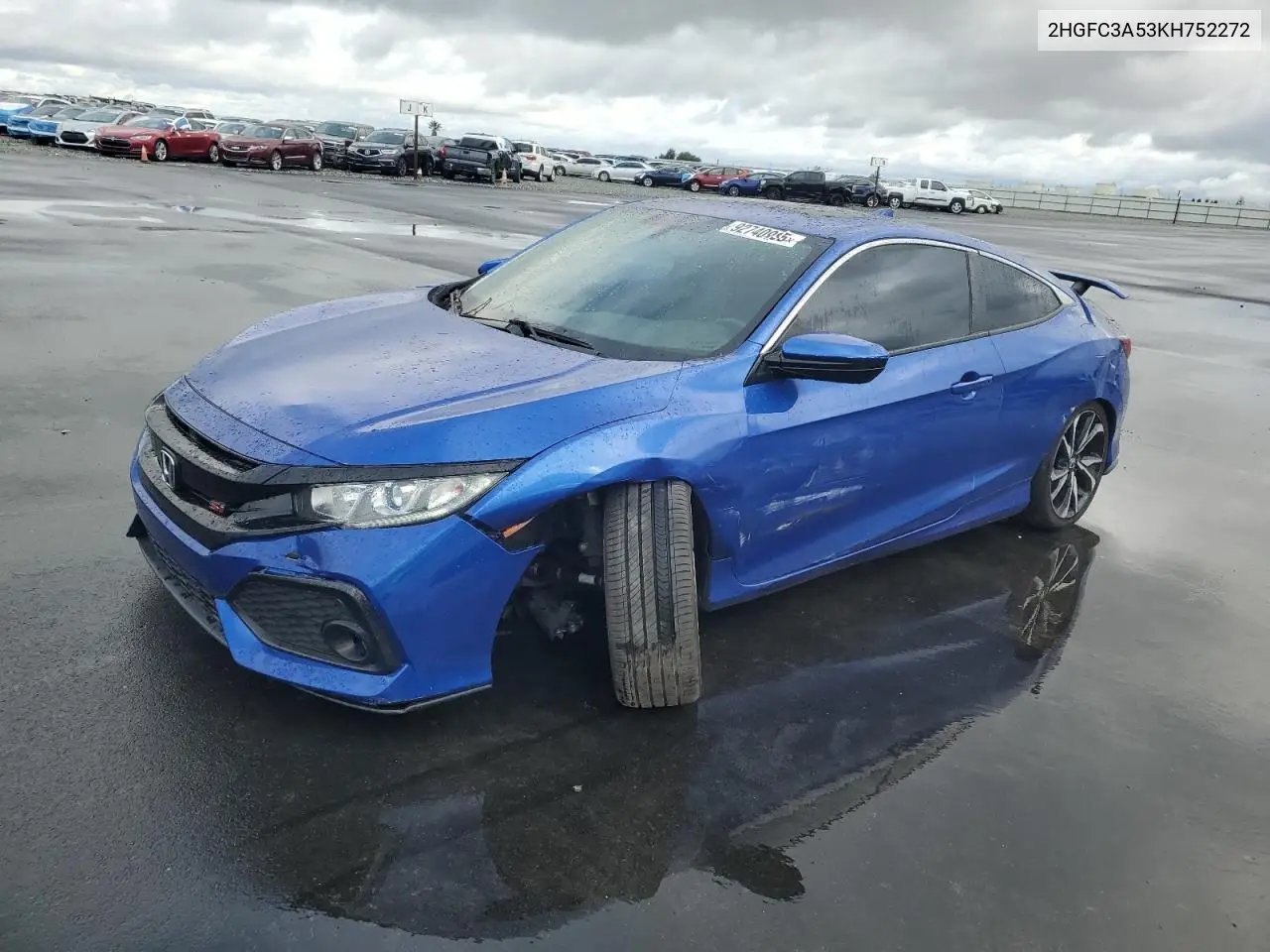 2HGFC3A53KH752272 2019 Honda Civic Si