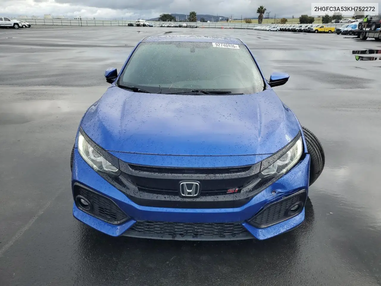 2HGFC3A53KH752272 2019 Honda Civic Si