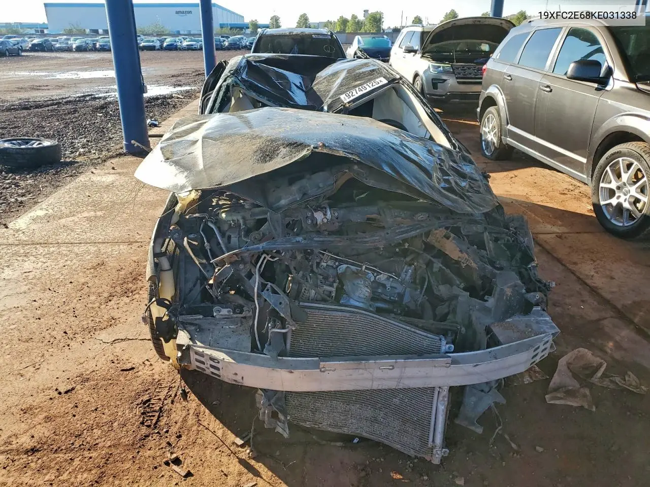 19XFC2E68KE031338 2019 Honda Civic Lx