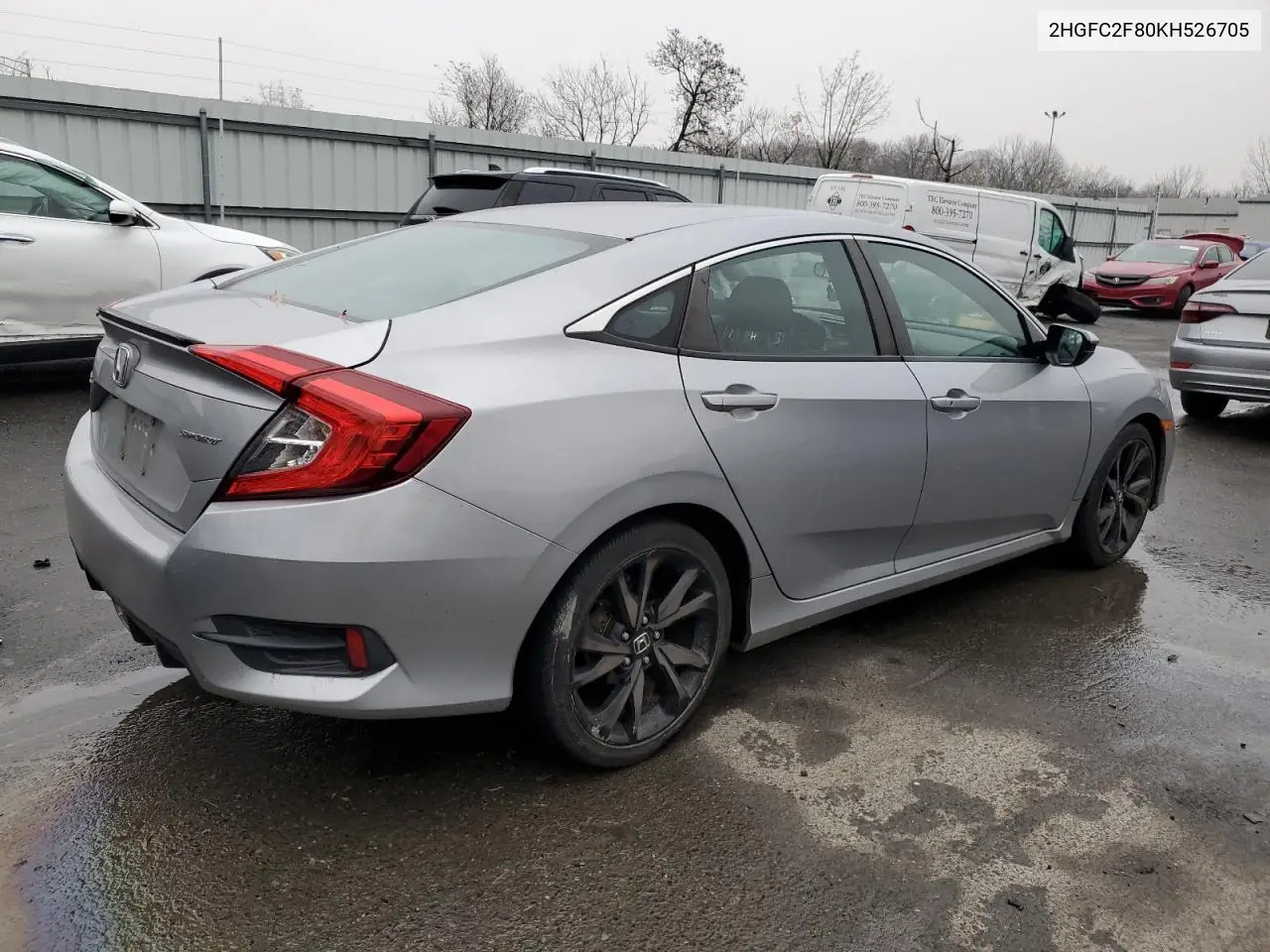 2HGFC2F80KH526705 2019 Honda Civic Sport