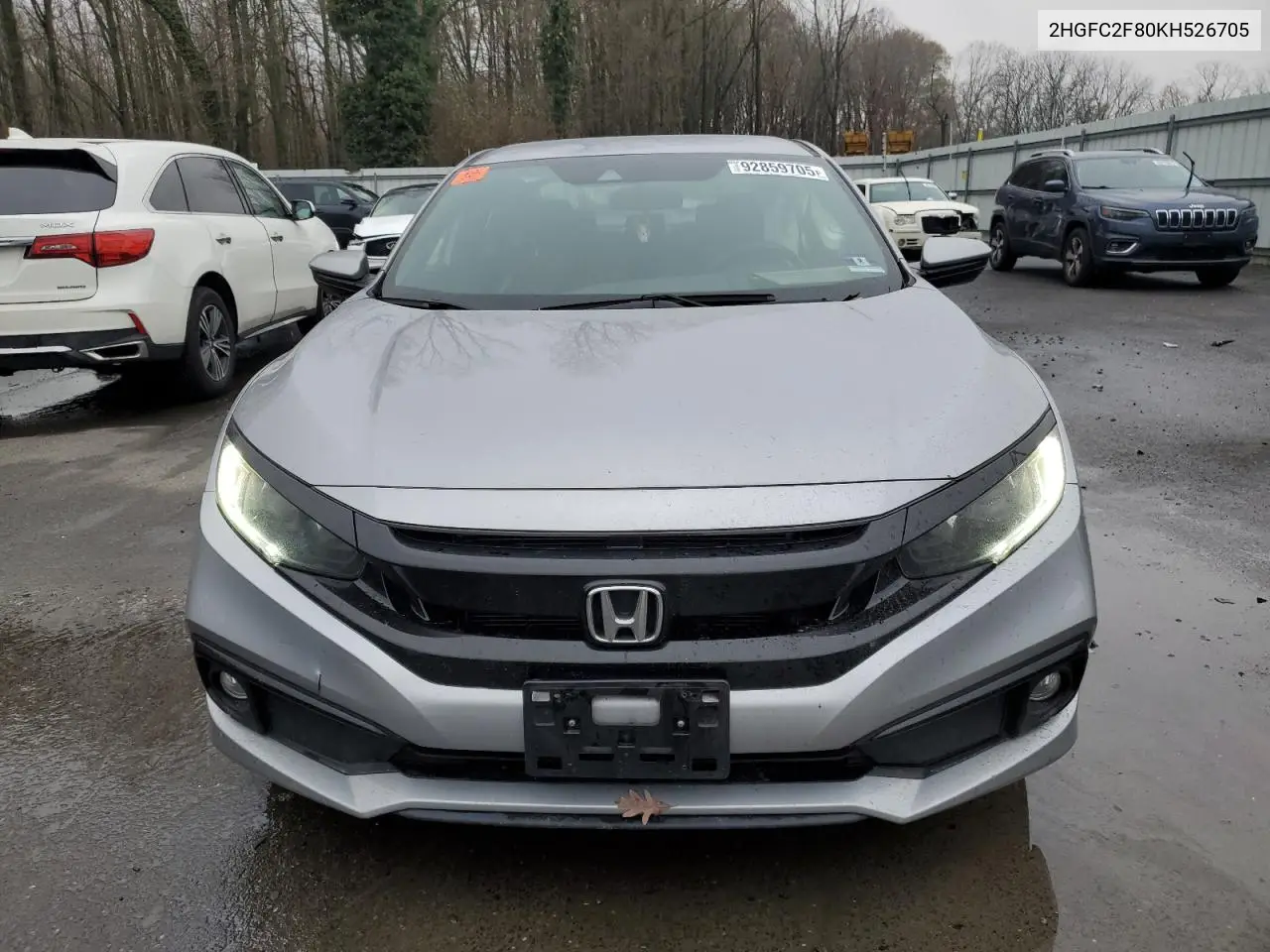 2HGFC2F80KH526705 2019 Honda Civic Sport
