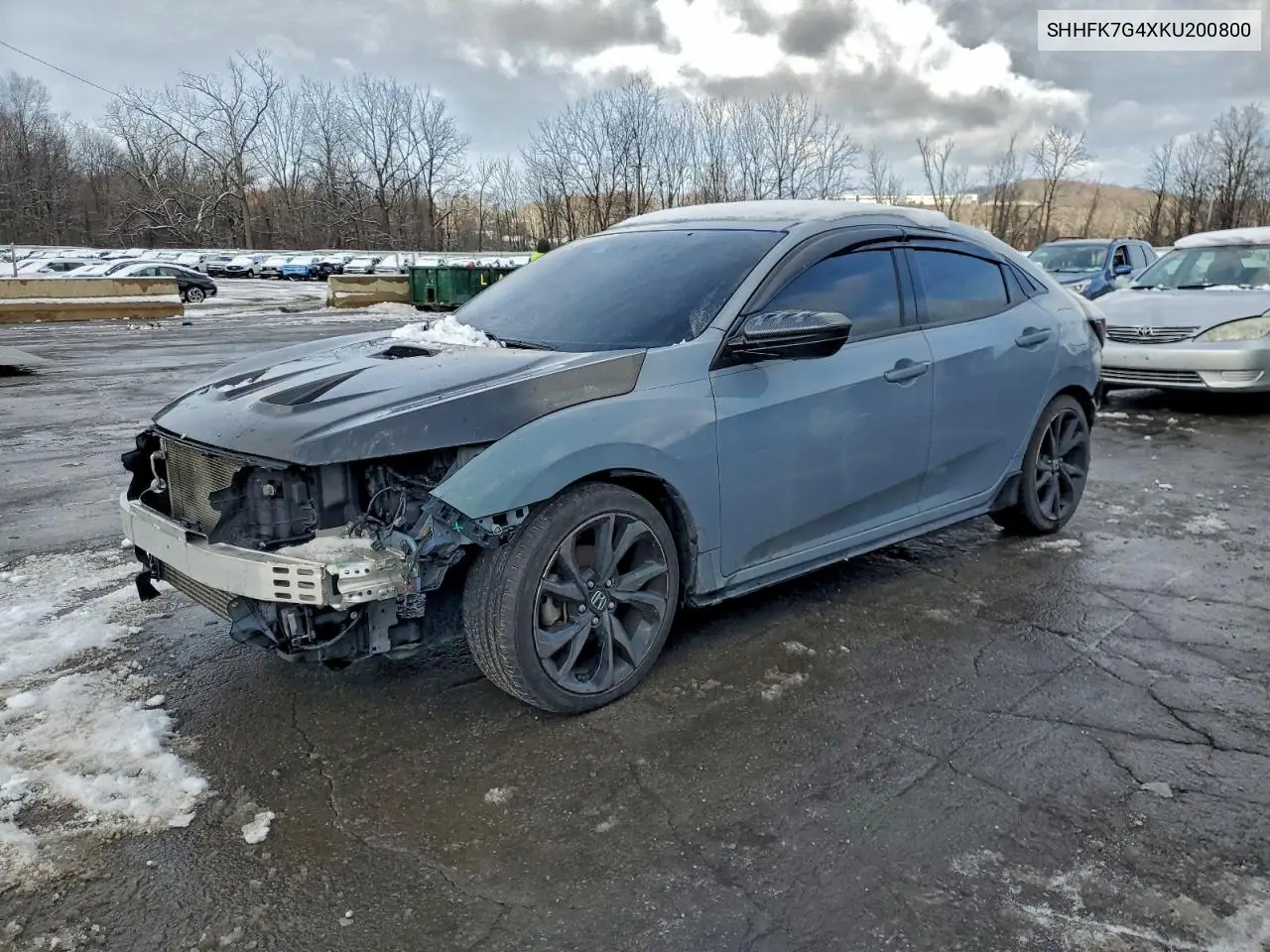 SHHFK7G4XKU200800 2019 Honda Civic Sport