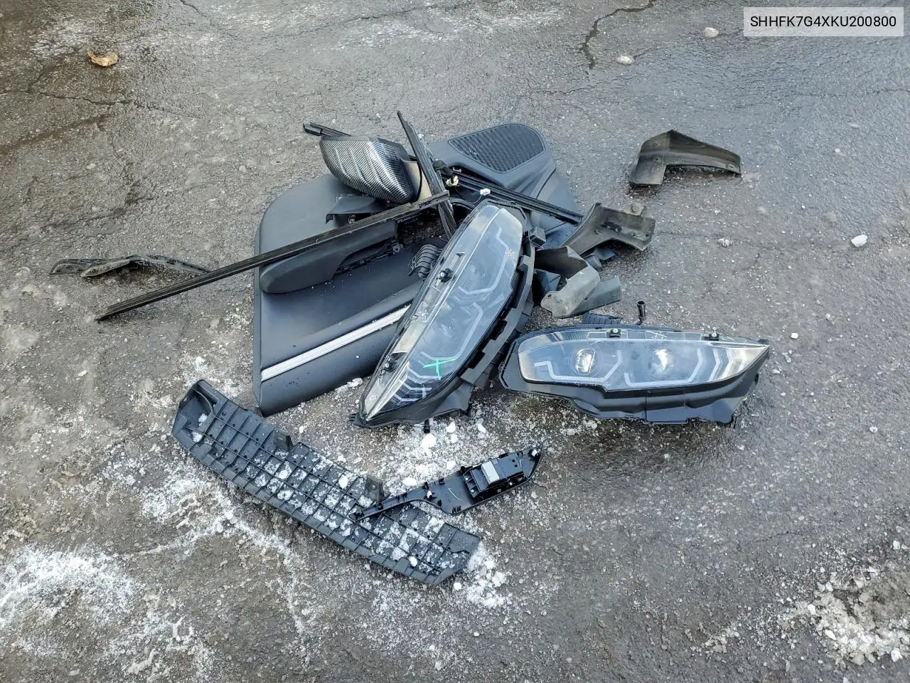SHHFK7G4XKU200800 2019 Honda Civic Sport