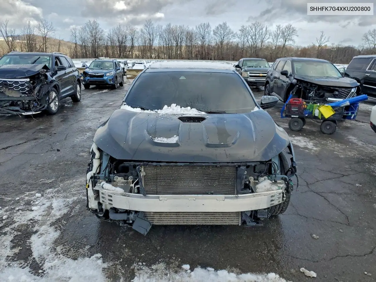 SHHFK7G4XKU200800 2019 Honda Civic Sport